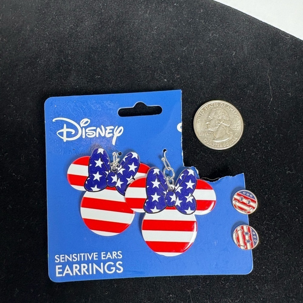 Disney Minnie Mouse Star-Spangled Earrings